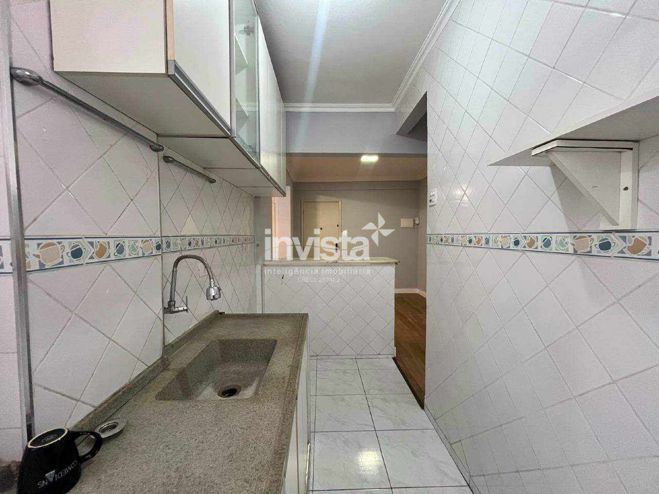 Apartamento para Loca&ccedil;&atilde;o na Pompeia &ndash; 01 dormit&oacute;rio - Santos