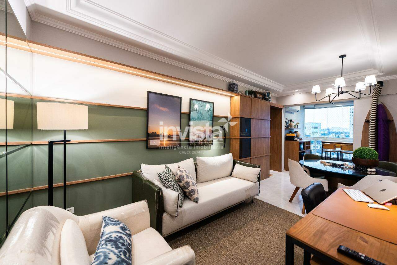 C&oacute;digo: 43654 R$ 6.000,00 Apartamento para alugar em Santos-SP no bairro Encruzilhada, com 2 dormit&oacute;rios e 75m&sup2; 75 m&sup2; 2 quartos 1 vaga - Santos