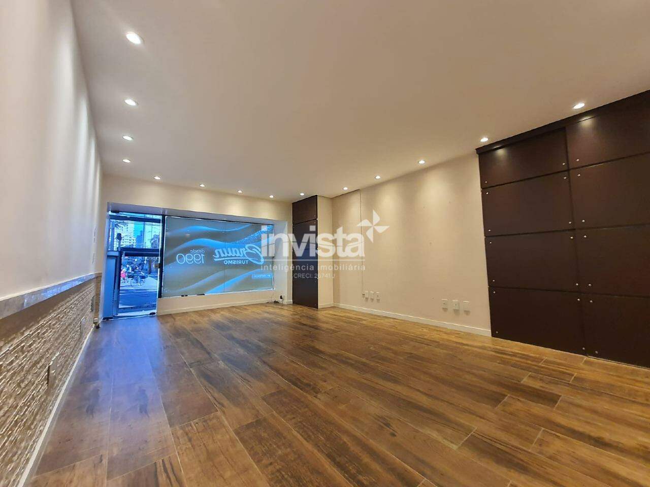 C&oacute;digo: 43655 R$ 4.500,00 Ponto Comercial para alugar em Santos-SP no bairro Gonzaga, com 0 dormit&oacute;rio e 30m&sup2; 30 m&sup2; 0 quartos 2 vagas - Santos