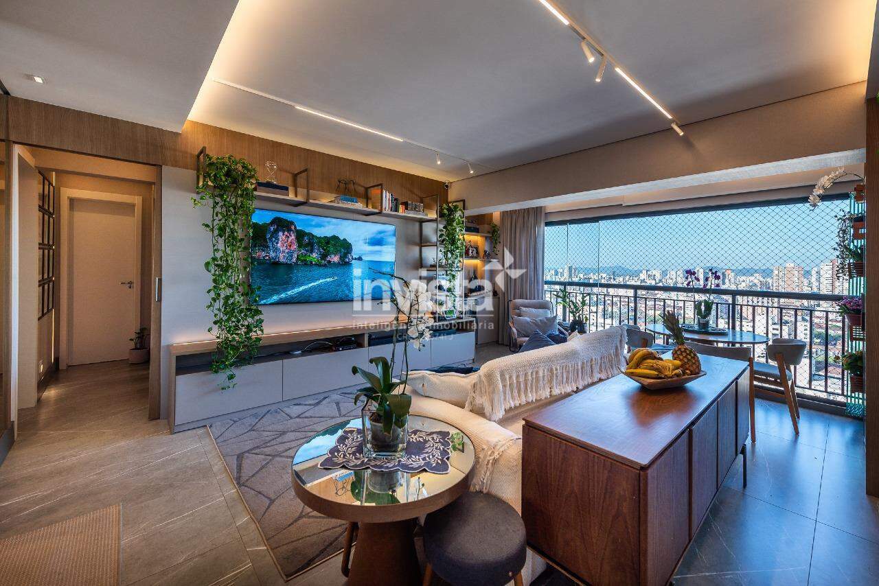 C&oacute;digo: 43656 R$ 1.200.000,00 Apartamento &agrave; venda em Santos-SP no bairro Marap&eacute;, com 2 dormit&oacute;rios e 84m&sup2; 84 m&sup2; 2 quartos 2 vagas - Santos