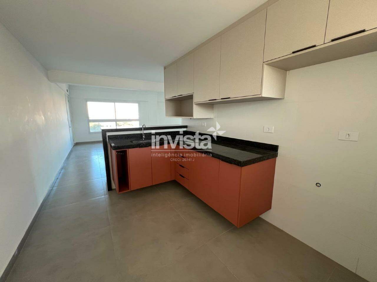 Apartamento para aluguel no bairro Boqueir&atilde;o - Santos