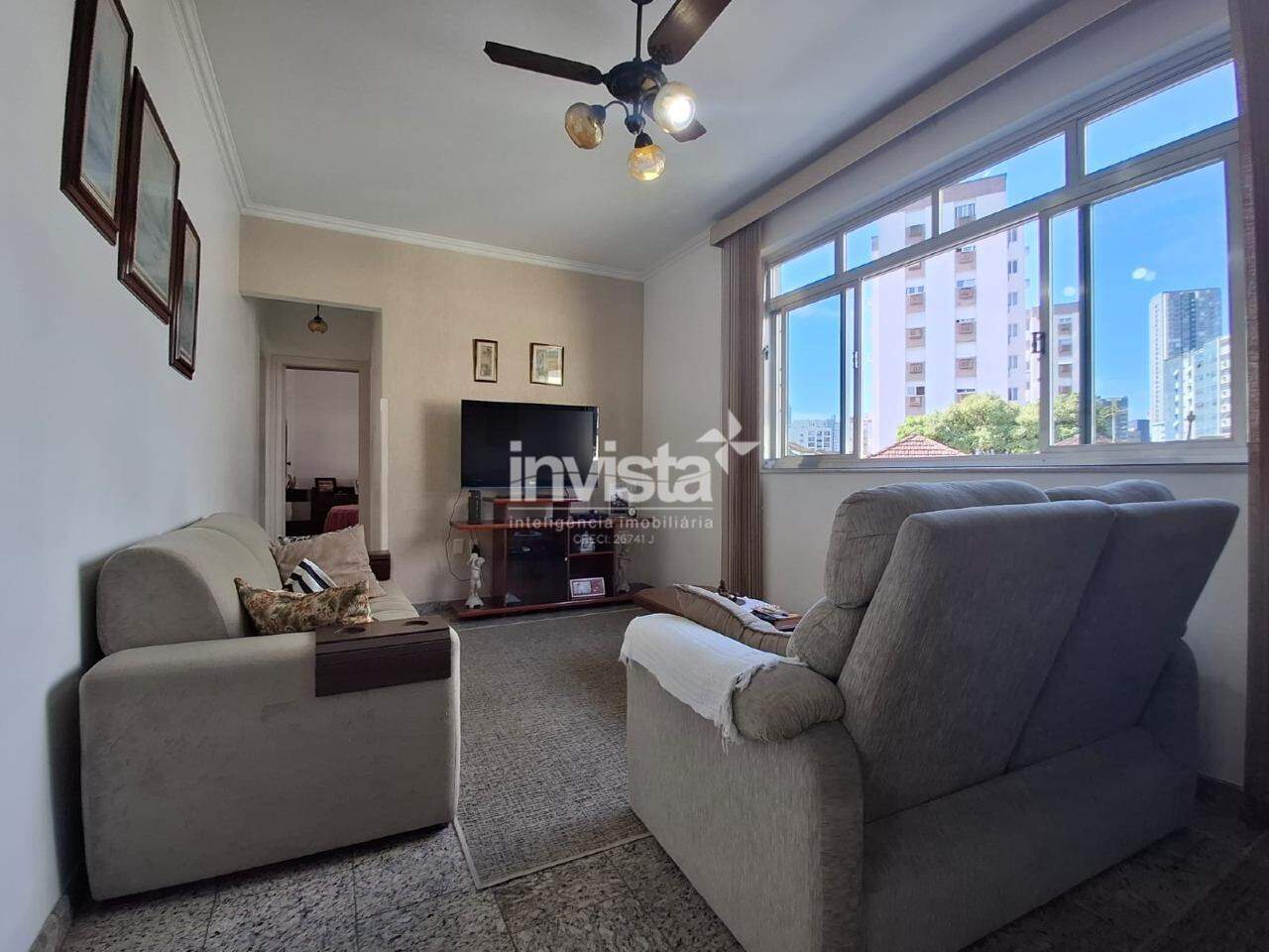 C&oacute;digo: 43693 R$ 550.000,00 Apartamento &agrave; venda em Santos-SP no bairro Gonzaga, com 2 dormit&oacute;rios e 94m&sup2; 94 m&sup2; 2 quartos 1 vaga - Santos