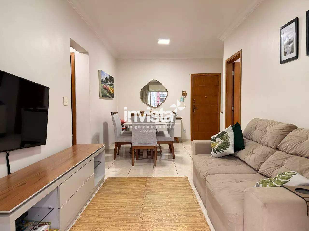 C&oacute;digo: 43700 R$ 5.000,00 Apartamento para alugar em Santos-SP no bairro Embar&eacute;, com 2 dormit&oacute;rios e 90m&sup2; 90 m&sup2; 2 quartos 2 vagas - Santos