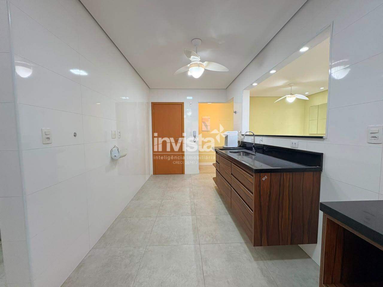 Apartamento para aluguel no bairro Embar&eacute; - Santos