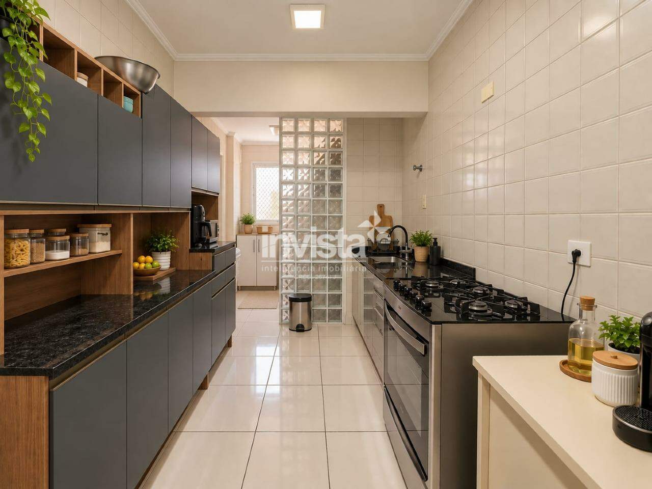 Apartamento &agrave; venda na Vila Belmiro em Santos com 1 dormit&oacute;rio, vaga e lazer completo - Santos