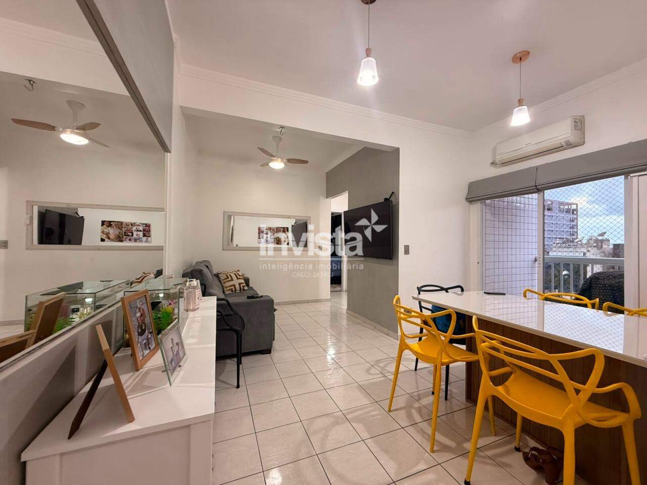 C&oacute;digo: 43754 R$ 468.000,00 Apartamento &agrave; venda em Santos-SP no bairro Vila Mathias, com 2 dormit&oacute;rios e 71m&sup2; 71 m&sup2; 2 quartos 1 vaga - Santos