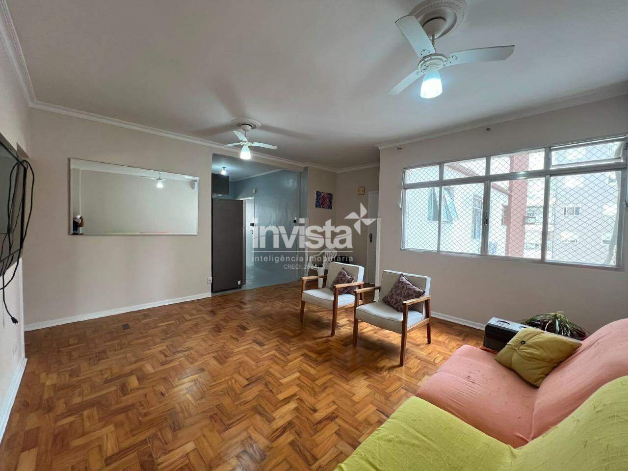 C&oacute;digo: 43764 R$ 4.500,00 Apartamento para alugar em Santos-SP no bairro Embar&eacute;, com 2 dormit&oacute;rios e 90m&sup2; 90 m&sup2; 2 quartos 1 vaga - Santos