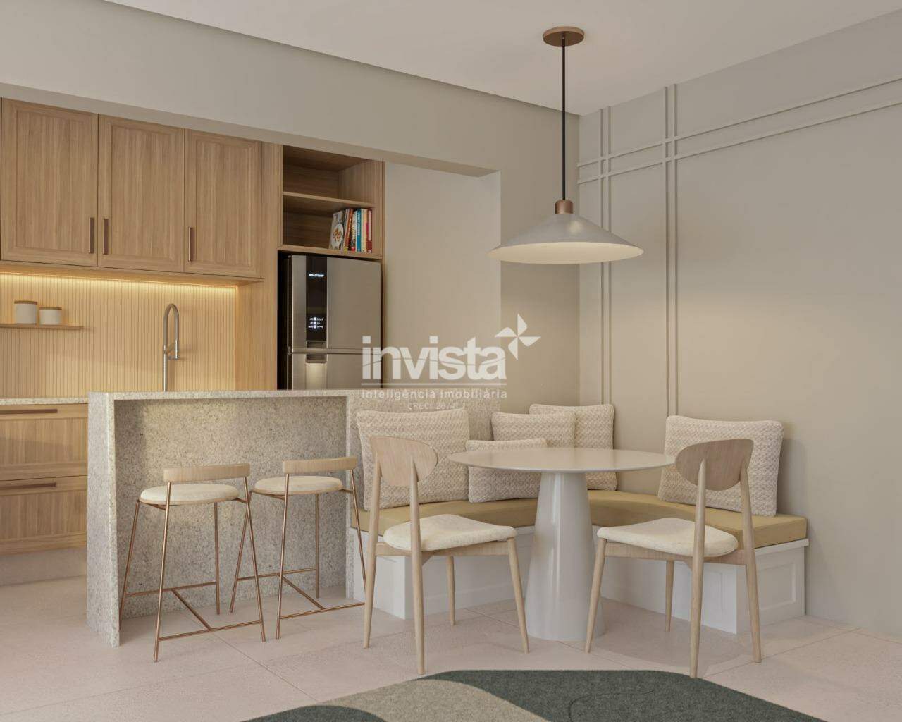 Apartamento &agrave; venda no bairro Marap&eacute; - Santos