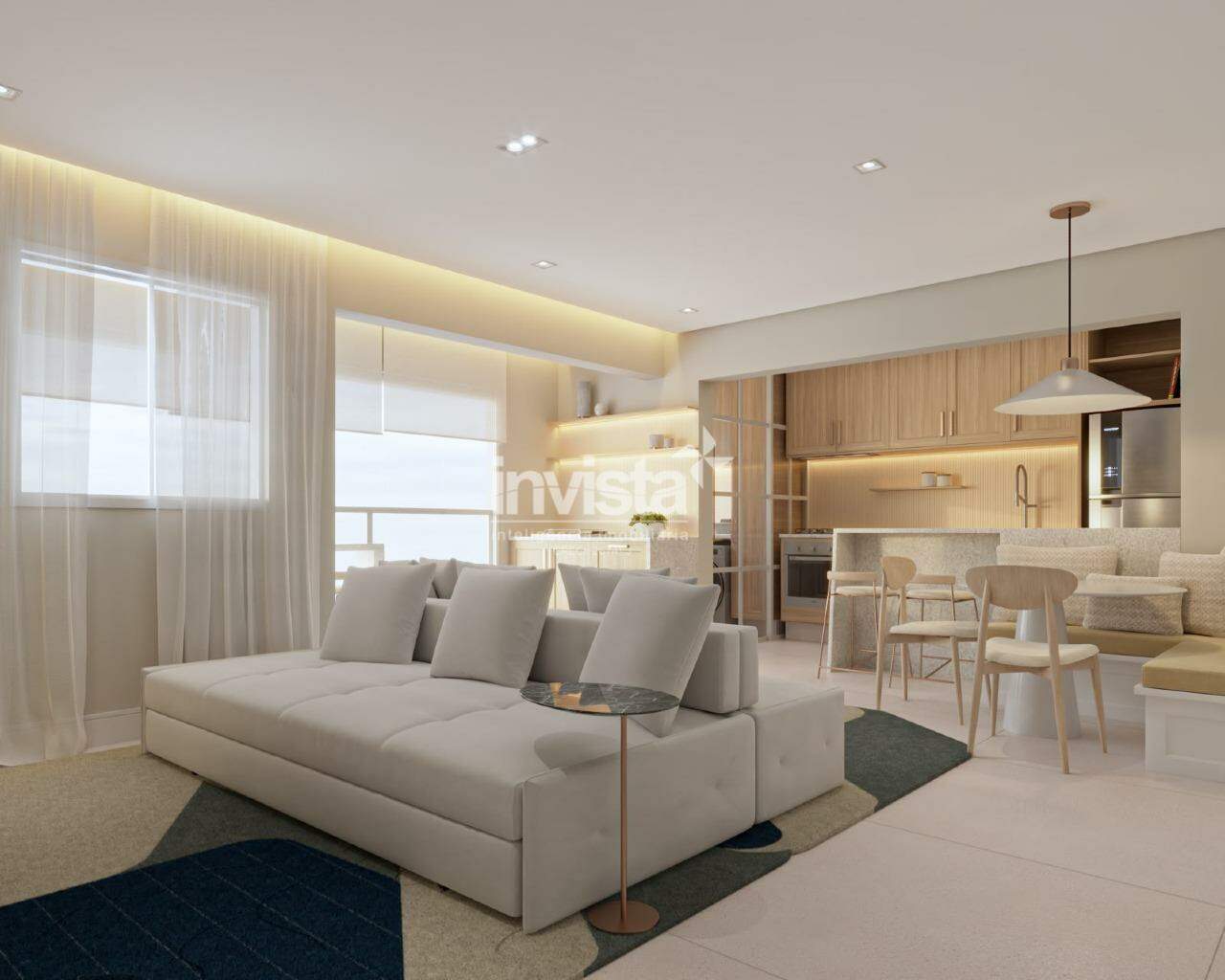 Apartamento &agrave; venda no bairro Marap&eacute; - Santos
