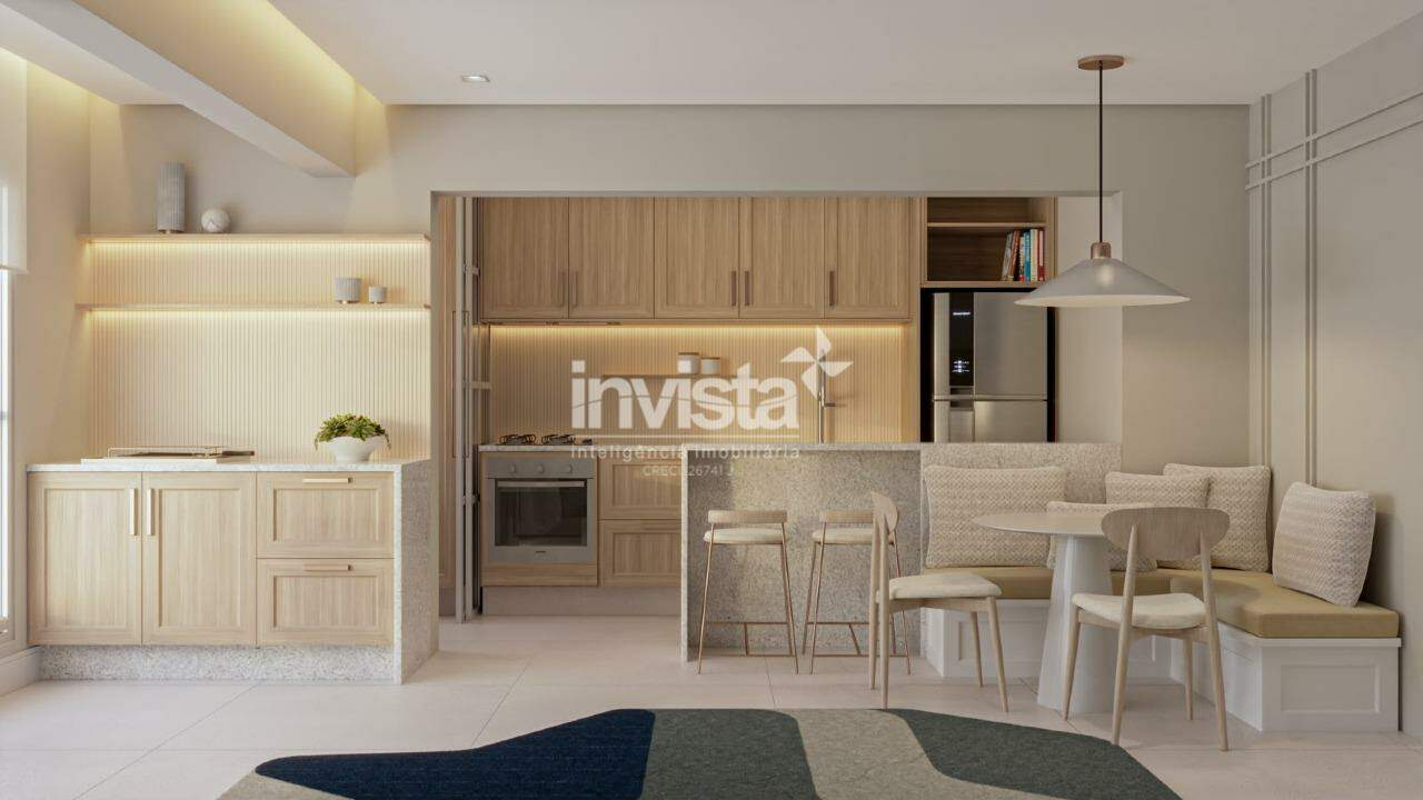 C&oacute;digo: 43807 R$ 691.215,00 Apartamento &agrave; venda em Santos-SP no bairro Marap&eacute;, com 2 dormit&oacute;rios e 70m&sup2; 70 m&sup2; 2 quartos 1 vaga - Santos