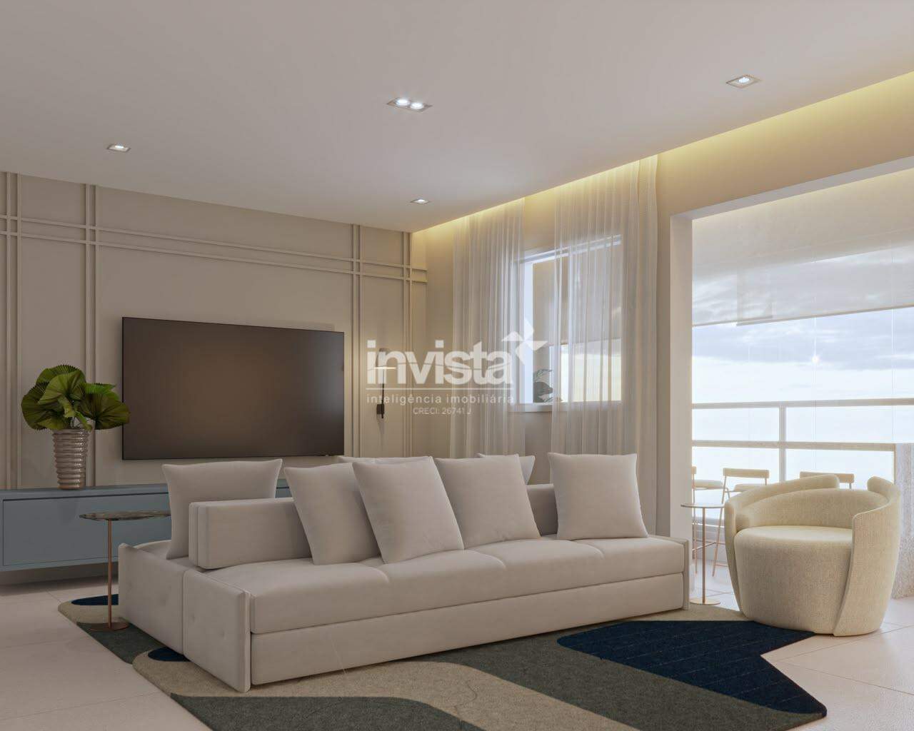 Apartamento &agrave; venda no bairro Marap&eacute; - Santos