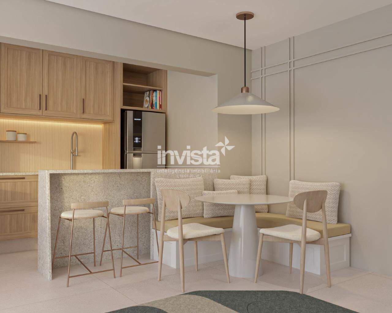 C&oacute;digo: 43818 R$ 808.000,00 Apartamento Garden &agrave; venda em Santos-SP no bairro Marap&eacute;, com 2 dormit&oacute;rios e 84m&sup2; 84 m&sup2; 2 quartos 1 vaga - Santos