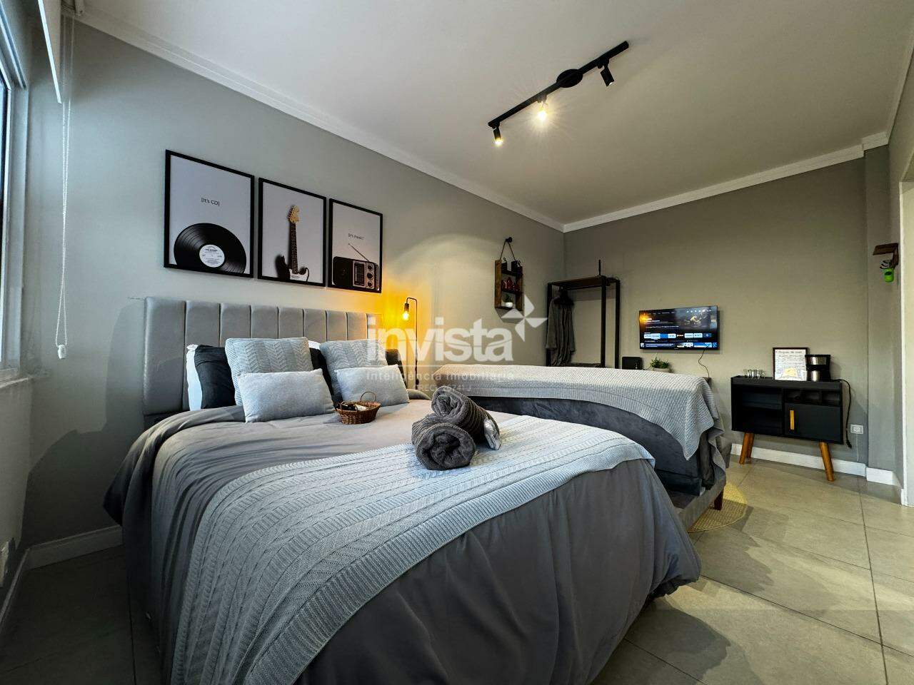 C&oacute;digo: 43829 R$ 2.700,00 Apartamento para alugar em Santos-SP no bairro Embar&eacute;, com 1 dormit&oacute;rio e 23m&sup2; 23 m&sup2; 1 quarto 0 vagas - Santos
