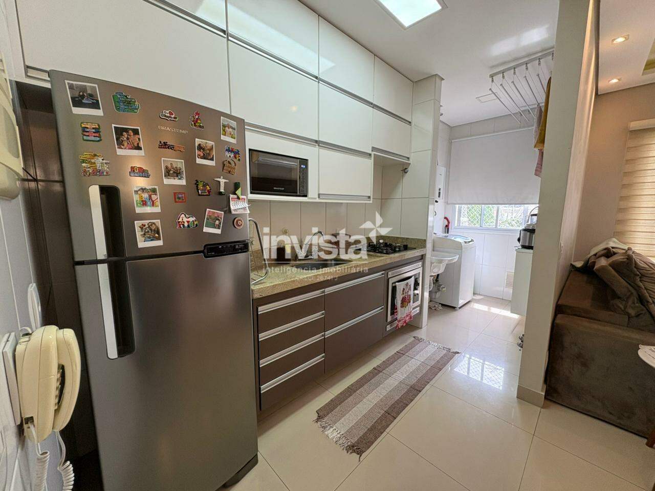 Apartamento para aluguel no bairro Marap&eacute; - Santos