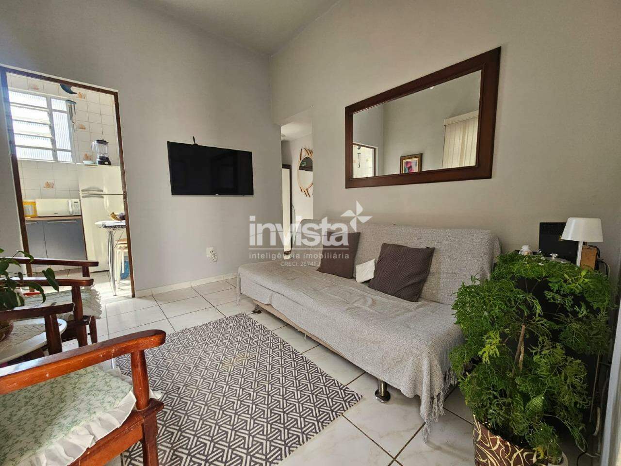 C&oacute;digo: 43849 R$ 350.000,00 Apartamento &agrave; venda em Santos-SP no bairro Boqueir&atilde;o, com 2 dormit&oacute;rios e 55m&sup2; 55 m&sup2; 2 quartos 0 vagas - Santos