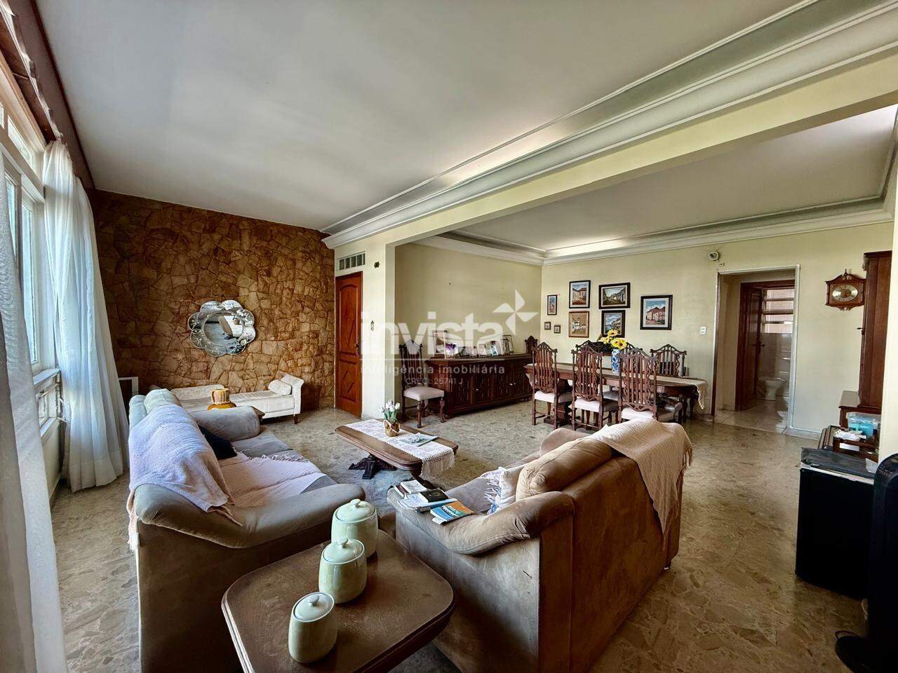 C&oacute;digo: 43872 R$ 840.000,00 Apartamento &agrave; venda em Santos-SP no bairro Gonzaga, com 3 dormit&oacute;rios e 150m&sup2; 150 m&sup2; 3 quartos 1 vaga - Santos