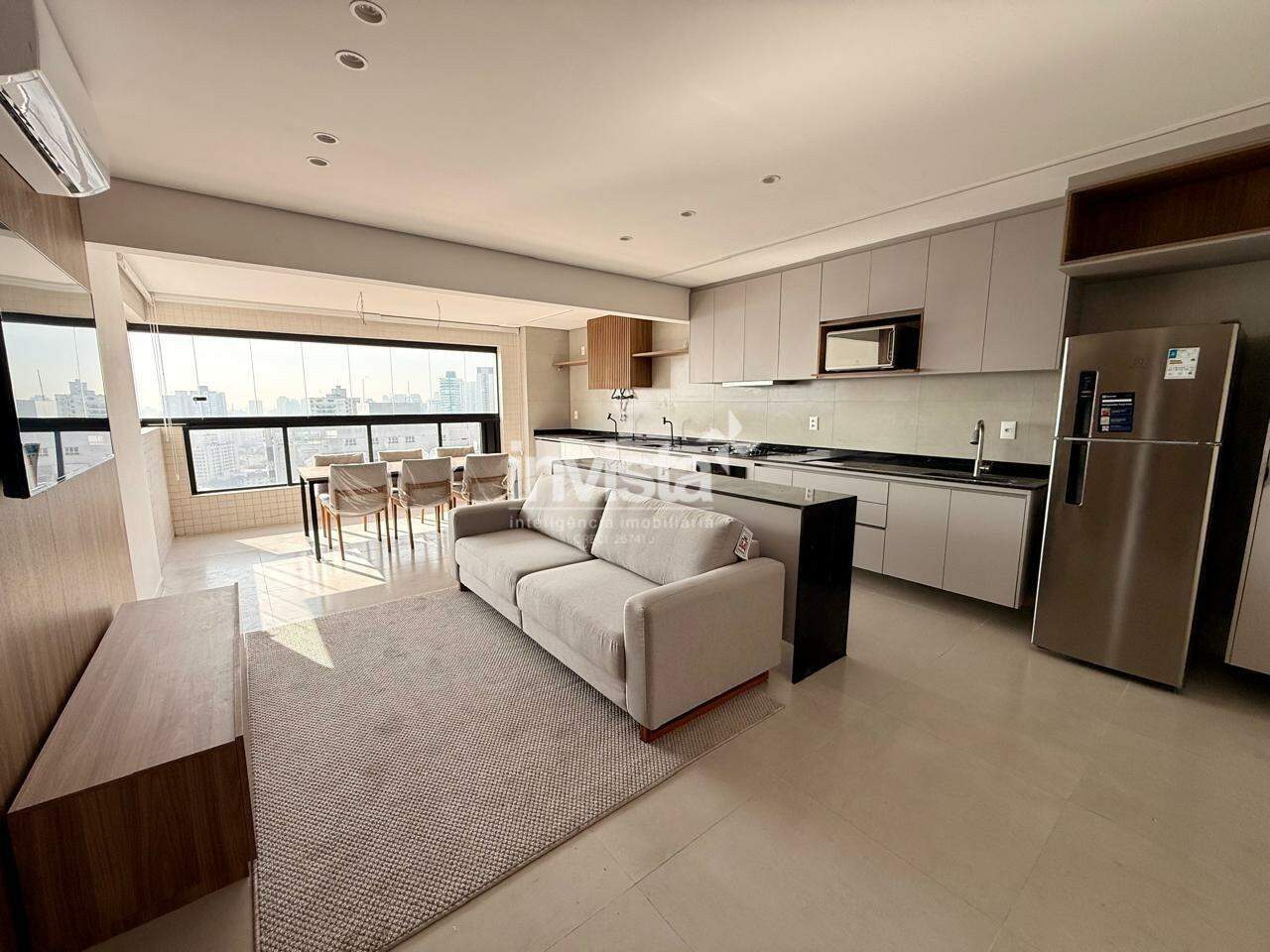 C&oacute;digo: 43876 R$ 1.130.000,00 Apartamento &agrave; venda em Santos-SP no bairro Jos&eacute; Menino, com 2 dormit&oacute;rios e 70m&sup2; 70 m&sup2; 2 quartos 2 vagas - Santos