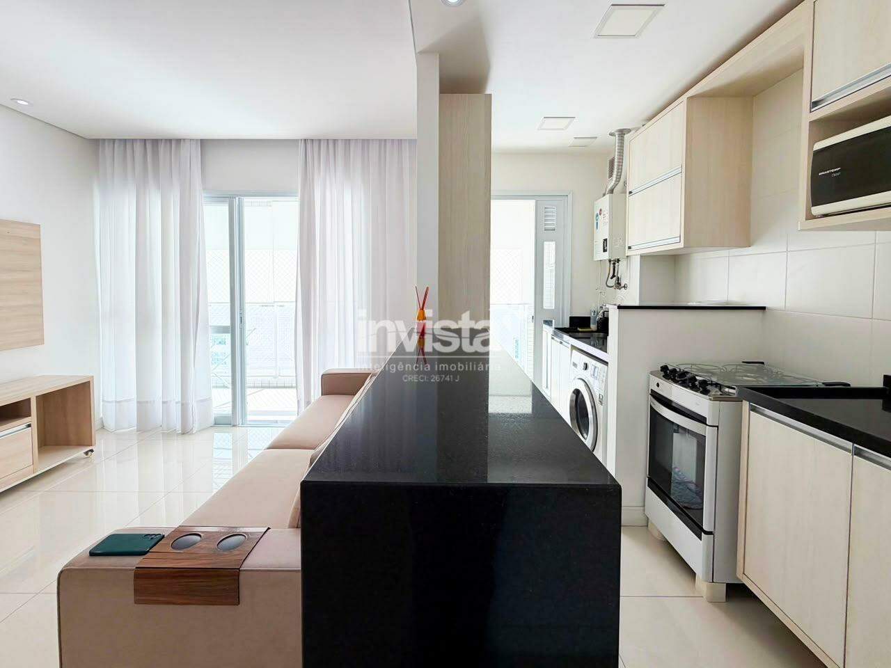 Apartamento para aluguel no bairro Gonzaga - Santos