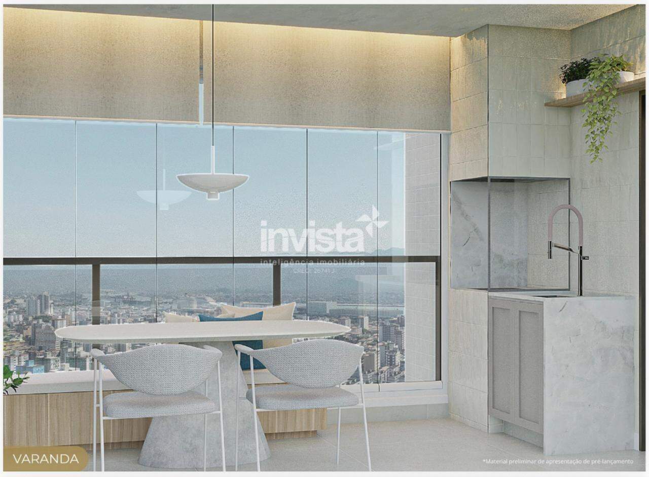 C&oacute;digo: 43909 R$ 695.000,00 Apartamento &agrave; venda em Santos-SP no bairro Marap&eacute;, com 1 dormit&oacute;rio e 50m&sup2; 50 m&sup2; 1 quarto 1 vaga - Santos