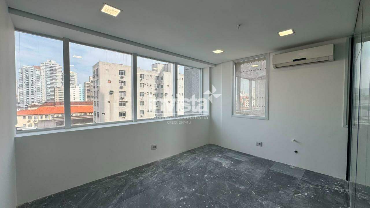 Sala Comercial para aluguel no bairro Gonzaga - Santos