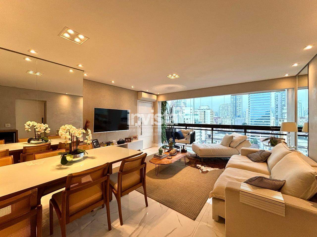 C&oacute;digo: 43930 R$ 1.740.000,00 Apartamento &agrave; venda em Santos-SP no bairro Gonzaga, com 3 dormit&oacute;rios e 106m&sup2; 106 m&sup2; 3 quartos 2 vagas - Santos