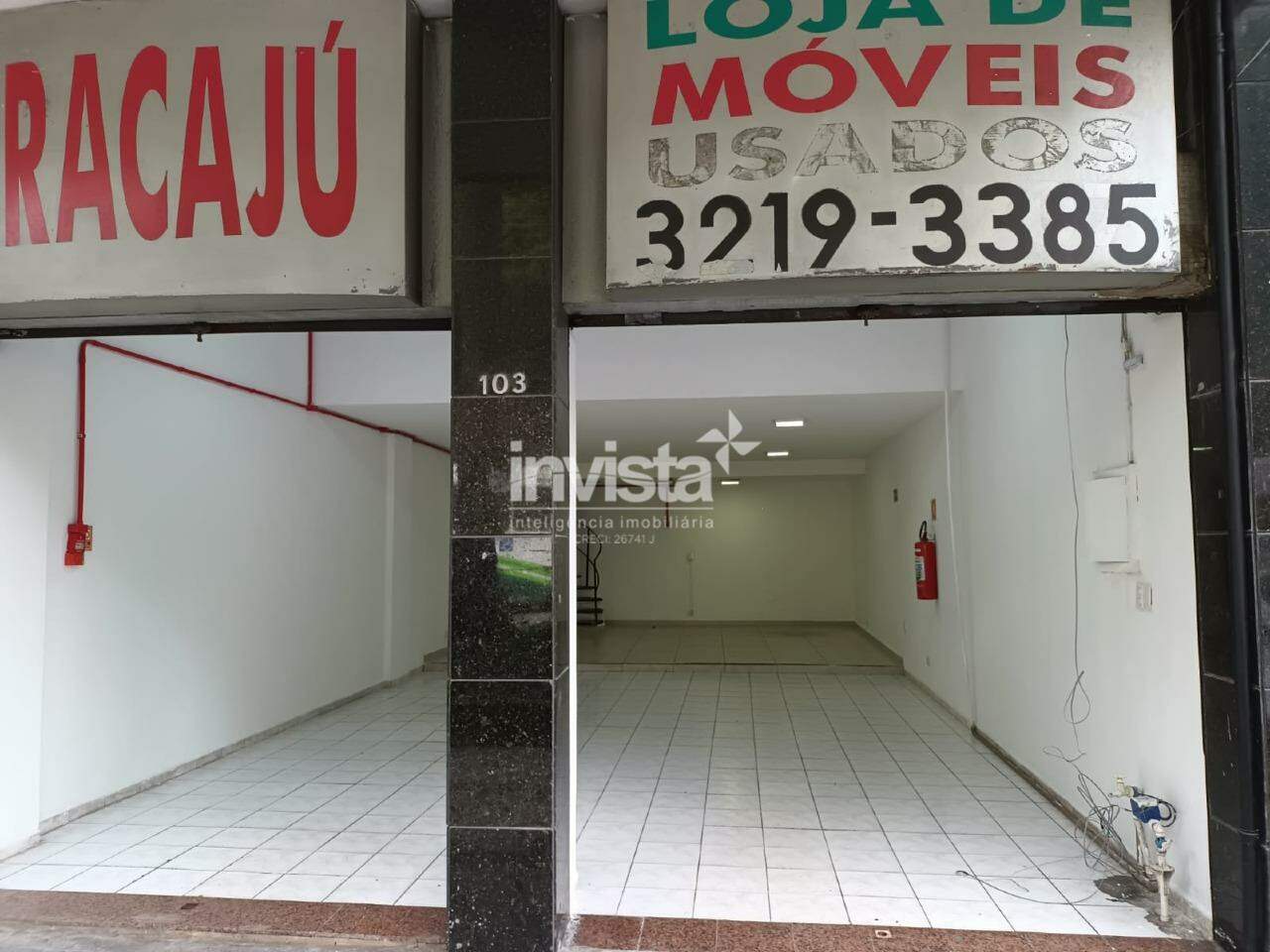 C&oacute;digo: 43932 R$ 7.000,00 Ponto Comercial para alugar em Santos-SP no bairro CENTRO, com 0 dormit&oacute;rio e 110m&sup2; 110 m&sup2; 0 quartos 0 vagas - Santos
