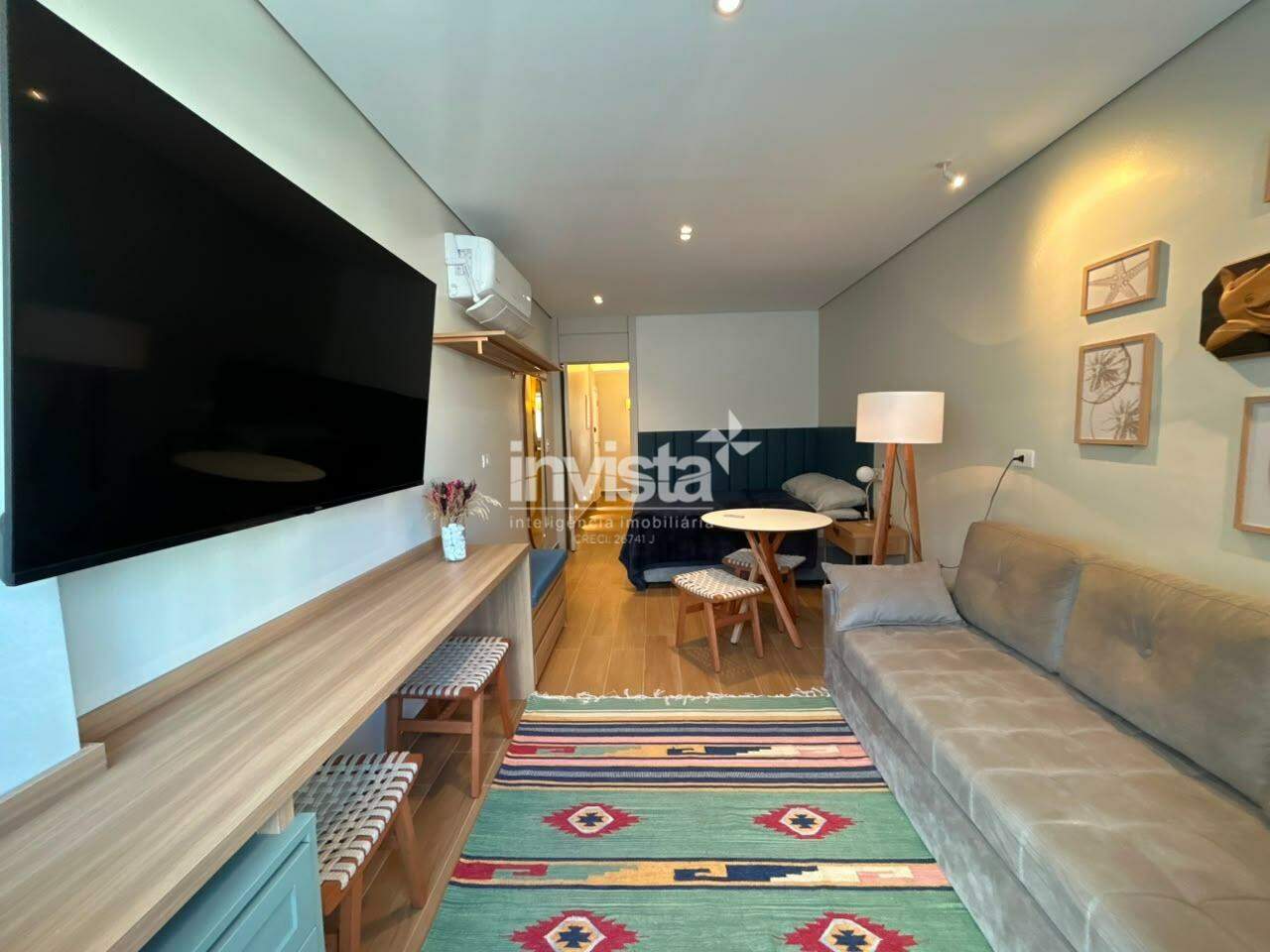 C&oacute;digo: 43942 R$ 4.000,00 Apartamento para alugar em Santos-SP no bairro Ponta da Praia, com 1 dormit&oacute;rio e 40m&sup2; 40 m&sup2; 1 quarto 1 vaga - Santos