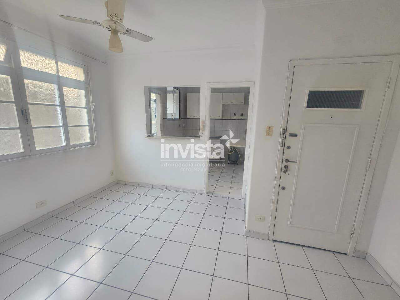 C&oacute;digo: 43974 R$ 2.000,00 Apartamento para alugar em Santos-SP no bairro Boqueir&atilde;o, com 1 dormit&oacute;rio e 52m&sup2; 52 m&sup2; 1 quarto 1 vaga - Santos