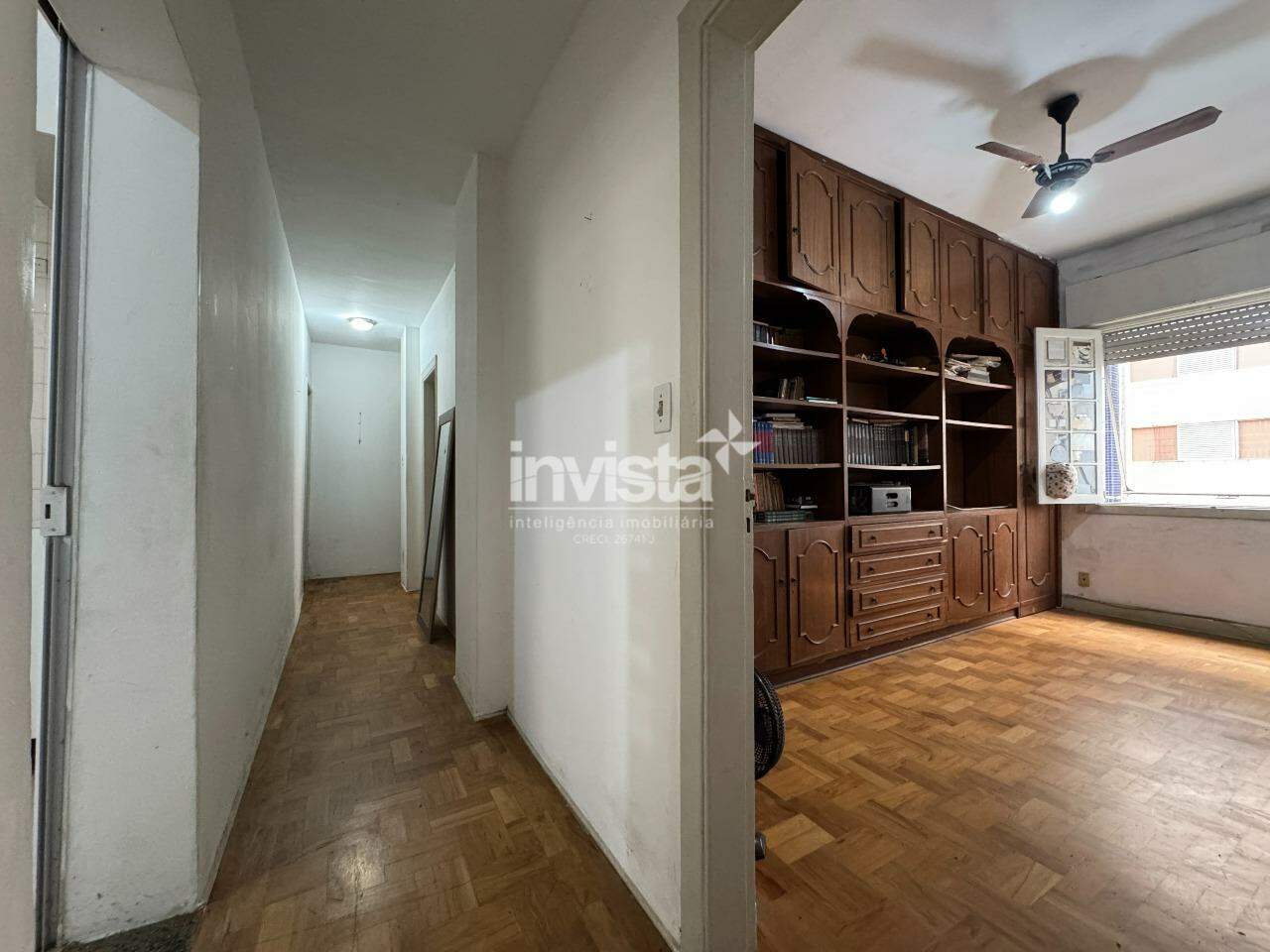 Apartamento &agrave; venda no Embar&eacute; (Santos) de frente, 3 dorms (1 su&iacute;te) e vista para o mar - Santos