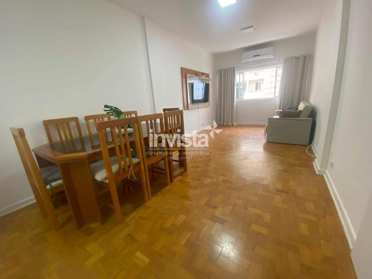 C&oacute;digo: 44025 R$ 4.500,00 Apartamento para alugar em Santos-SP no bairro Boqueir&atilde;o, com 2 dormit&oacute;rios e 90m&sup2; 90 m&sup2; 2 quartos 0 vagas - Santos