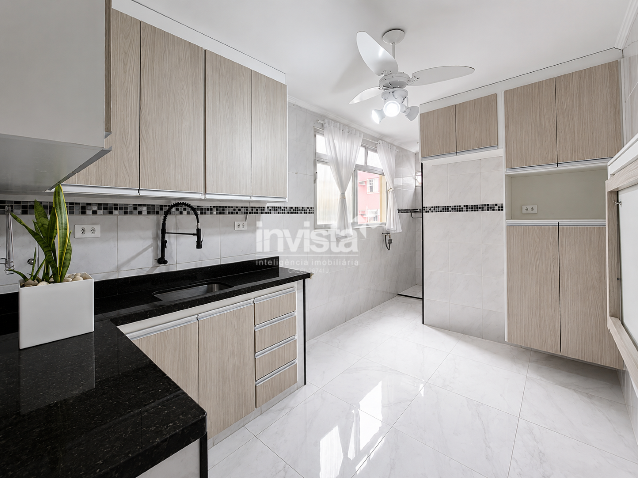 Apartamento para aluguel no bairro Aparecida - Santos