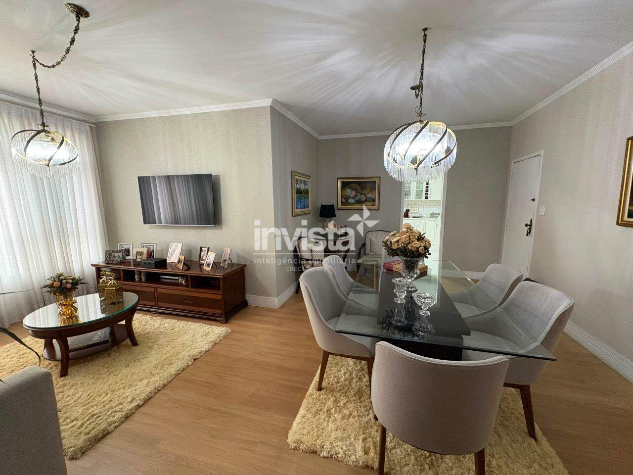 C&oacute;digo: 44037 R$ 990.000,00 Apartamento &agrave; venda em Santos-SP no bairro Ponta da Praia, com 3 dormit&oacute;rios e 152m&sup2; 152 m&sup2; 3 quartos 1 vaga - Santos
