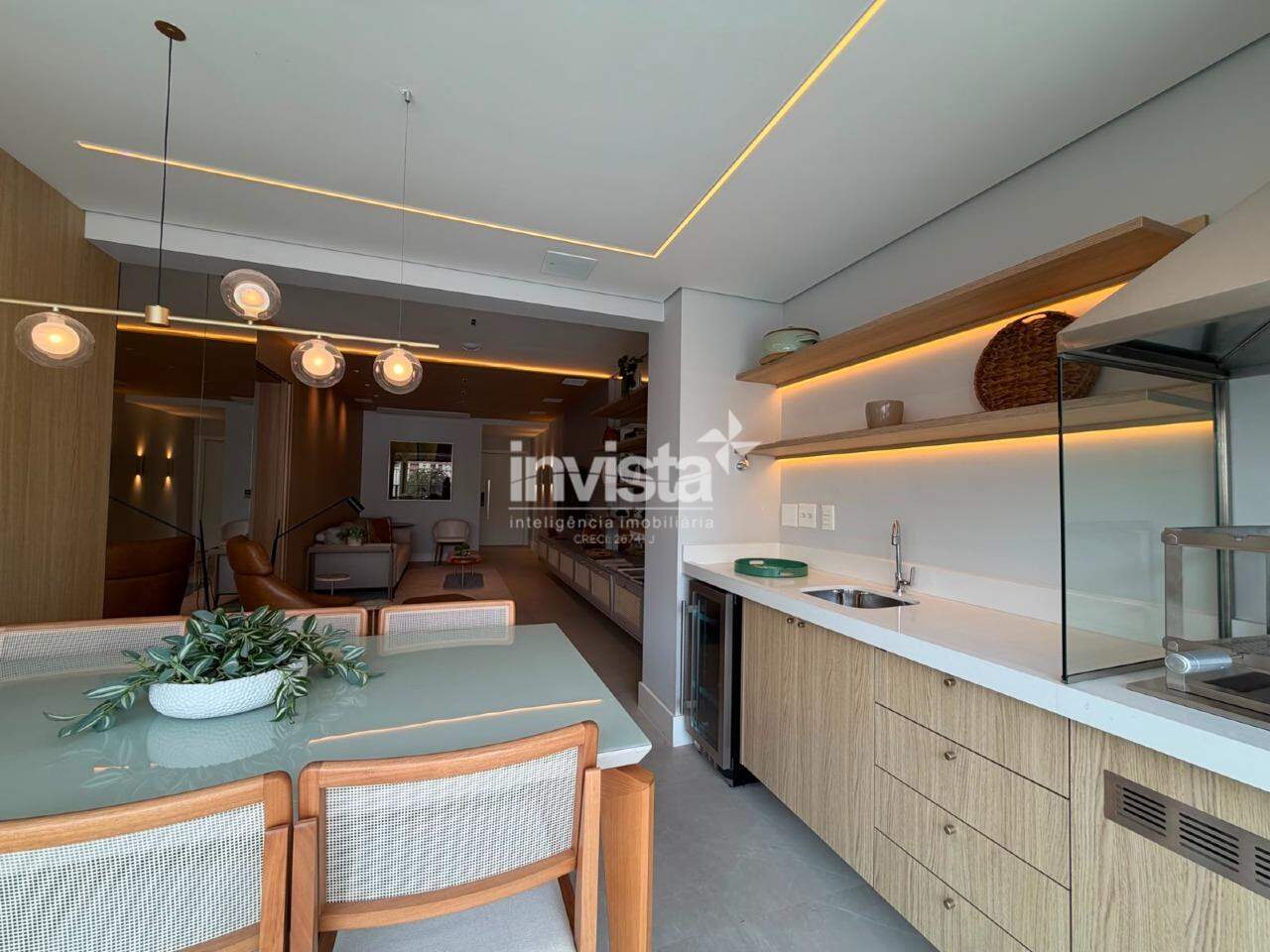 Apartamento &agrave; venda no bairro Pomp&eacute;ia - Santos