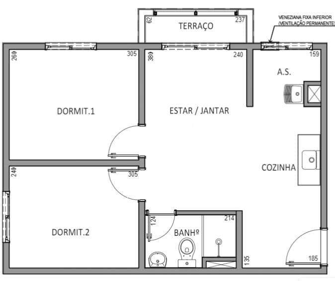 C&oacute;digo: 44056 R$ 357.000,00 Apartamento &agrave; venda em Santos-SP no bairro Jabaquara, com 2 dormit&oacute;rios e 42m&sup2; 42 m&sup2; 2 quartos 1 vaga - Santos