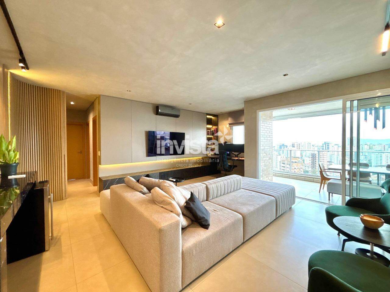 C&oacute;digo: 44070 R$ 2.320.000,00 Apartamento &agrave; venda em Santos-SP no bairro Ponta da Praia, com 2 dormit&oacute;rios e 120m&sup2; 120 m&sup2; 2 quartos 2 vagas - Santos