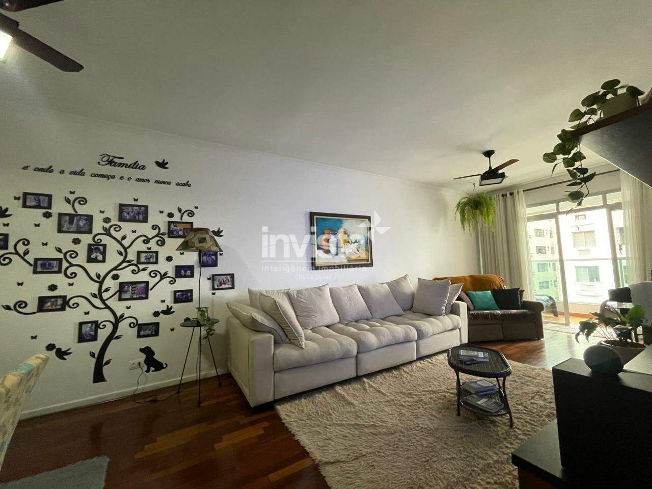 C&oacute;digo: 44077 R$ 800.000,00 Apartamento &agrave; venda em Santos-SP no bairro Ponta da Praia, com 3 dormit&oacute;rios e 162m&sup2; 162 m&sup2; 3 quartos 1 vaga - Santos