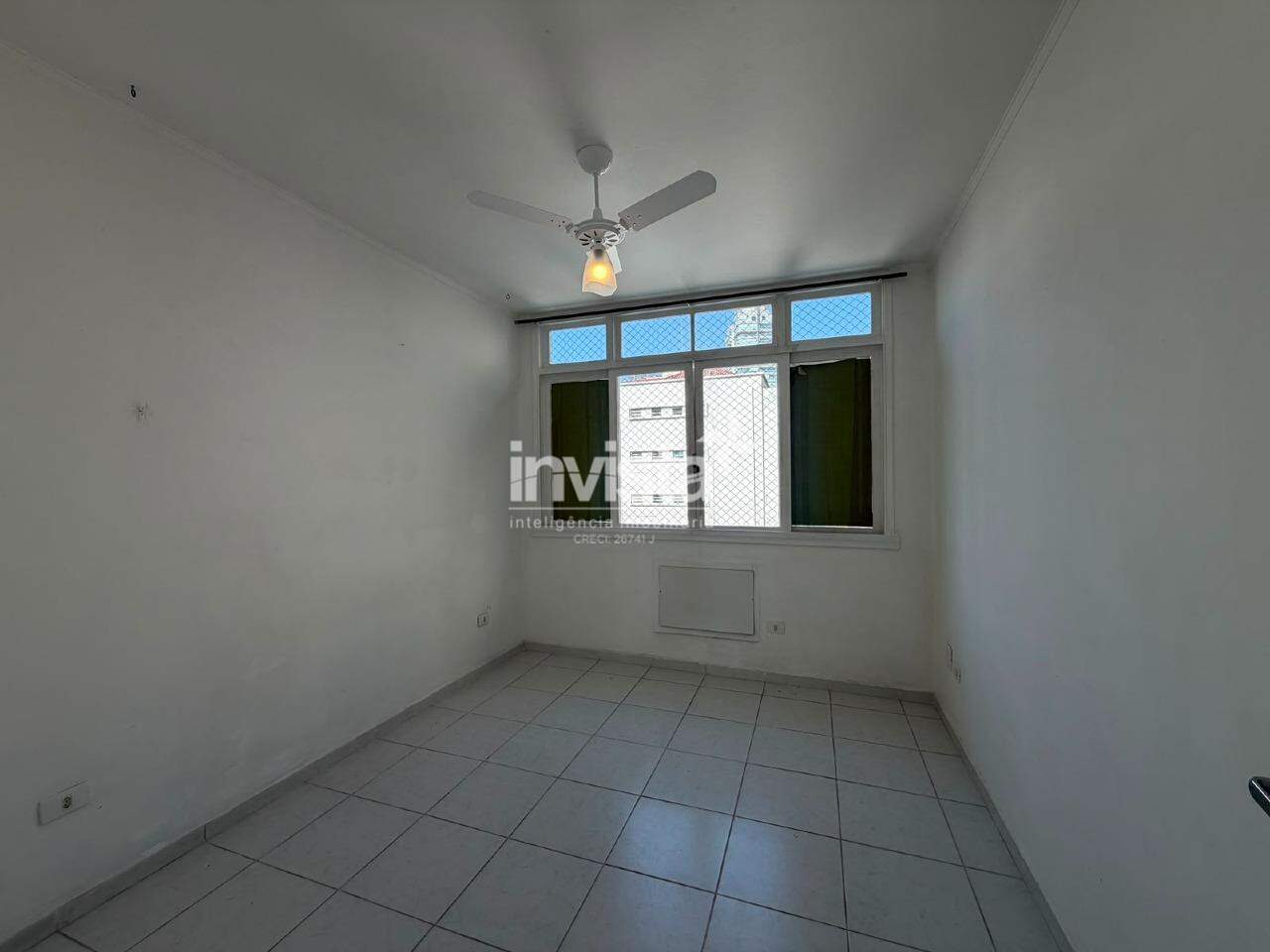 C&oacute;digo: 44098 R$ 3.100,00 Apartamento para alugar em Santos-SP no bairro Boqueir&atilde;o, com 1 dormit&oacute;rio e 45m&sup2; 45 m&sup2; 1 quarto 1 vaga - Santos