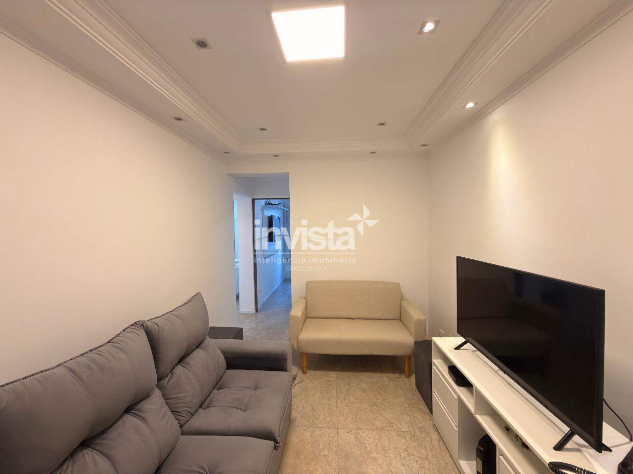 C&oacute;digo: 44107 R$ 3.500,00 Apartamento para alugar em Santos-SP no bairro Gonzaga, com 1 dormit&oacute;rio e 47m&sup2; 47 m&sup2; 1 quarto 1 vaga - Santos