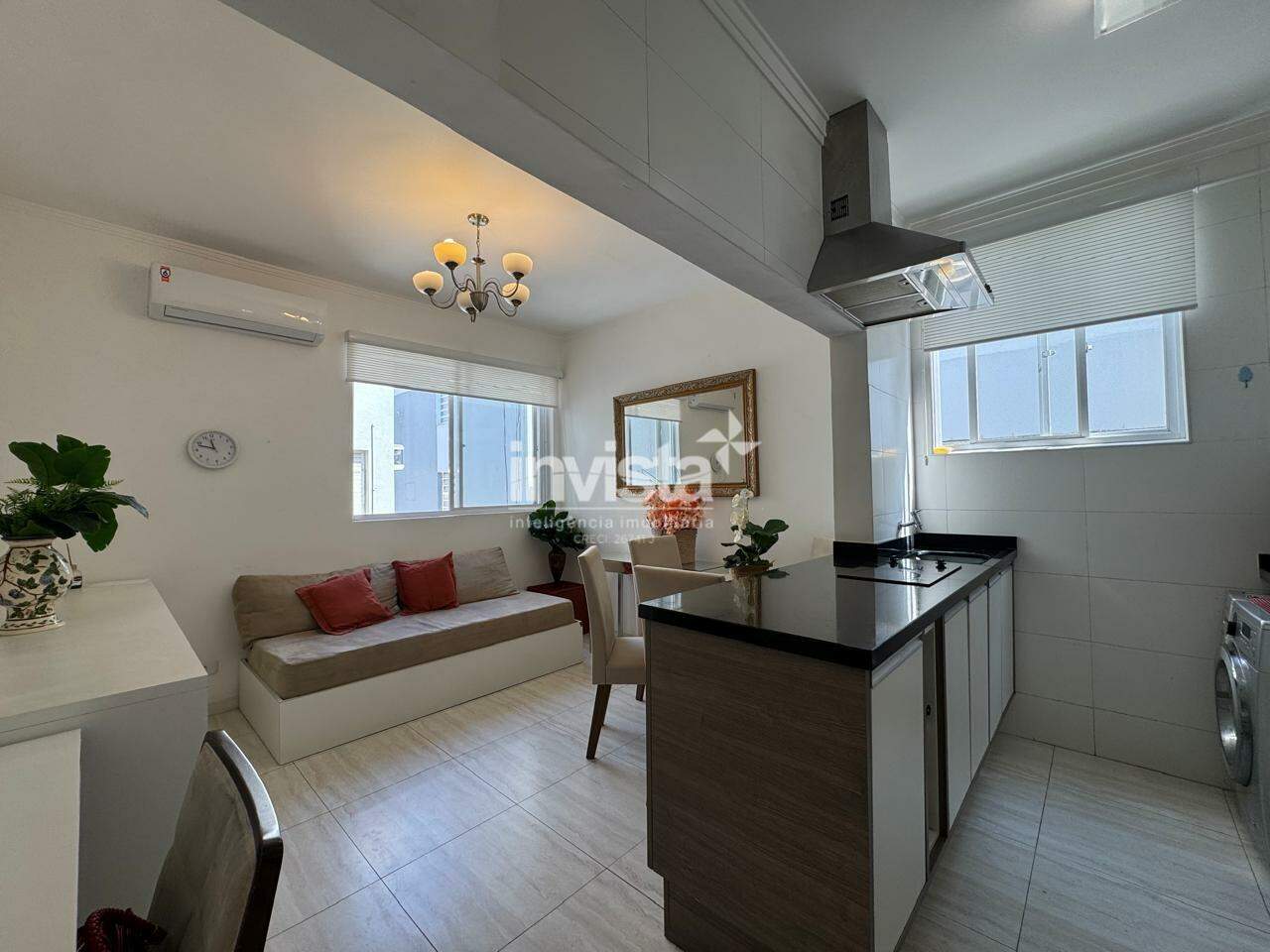 C&oacute;digo: 44151 R$ 435.000,00 Apartamento &agrave; venda em Santos-SP no bairro Boqueir&atilde;o, com 1 dormit&oacute;rio e 42m&sup2; 42 m&sup2; 1 quarto 1 vaga - Santos