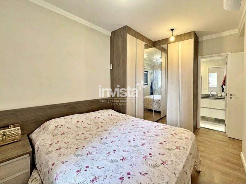 ALUGUEL: Apartamento semi-mobiliado, 85 m&sup2;, 3 dorms, su&iacute;te, varanda | Marap&eacute;, Santos/SP - Santos