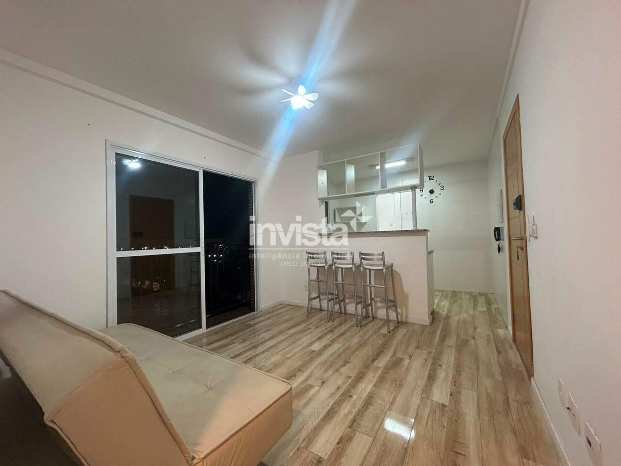 C&oacute;digo: 44171 R$ 3.800,00 Apartamento para alugar em Santos-SP no bairro Encruzilhada, com 1 dormit&oacute;rio e 45m&sup2; 45 m&sup2; 1 quarto 1 vaga - Santos