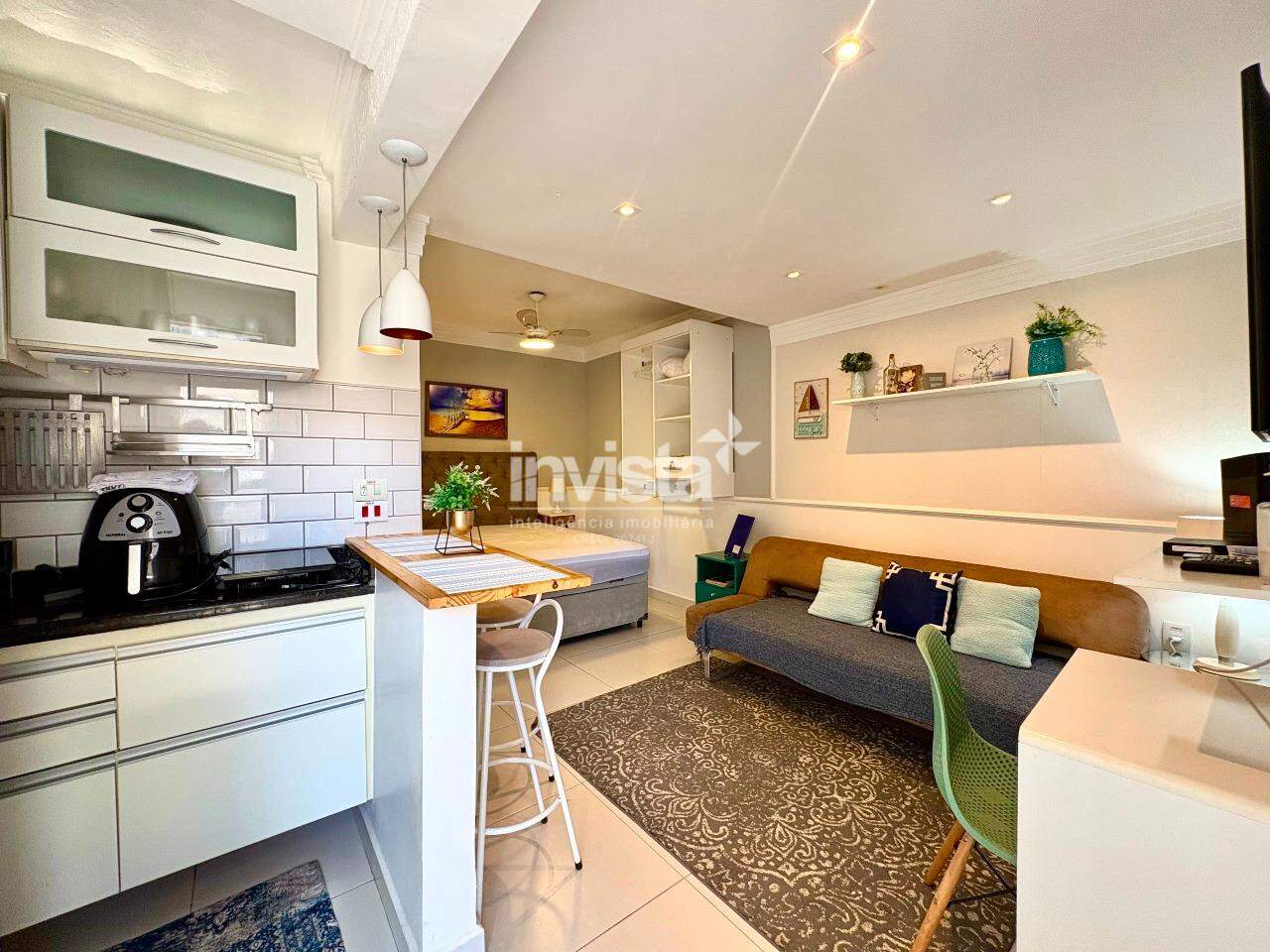 C&oacute;digo: 44207 R$ 350.000,00 Apartamento &agrave; venda em Santos-SP no bairro Aparecida, com 1 dormit&oacute;rio e 32m&sup2; 32 m&sup2; 1 quarto 1 vaga - Santos