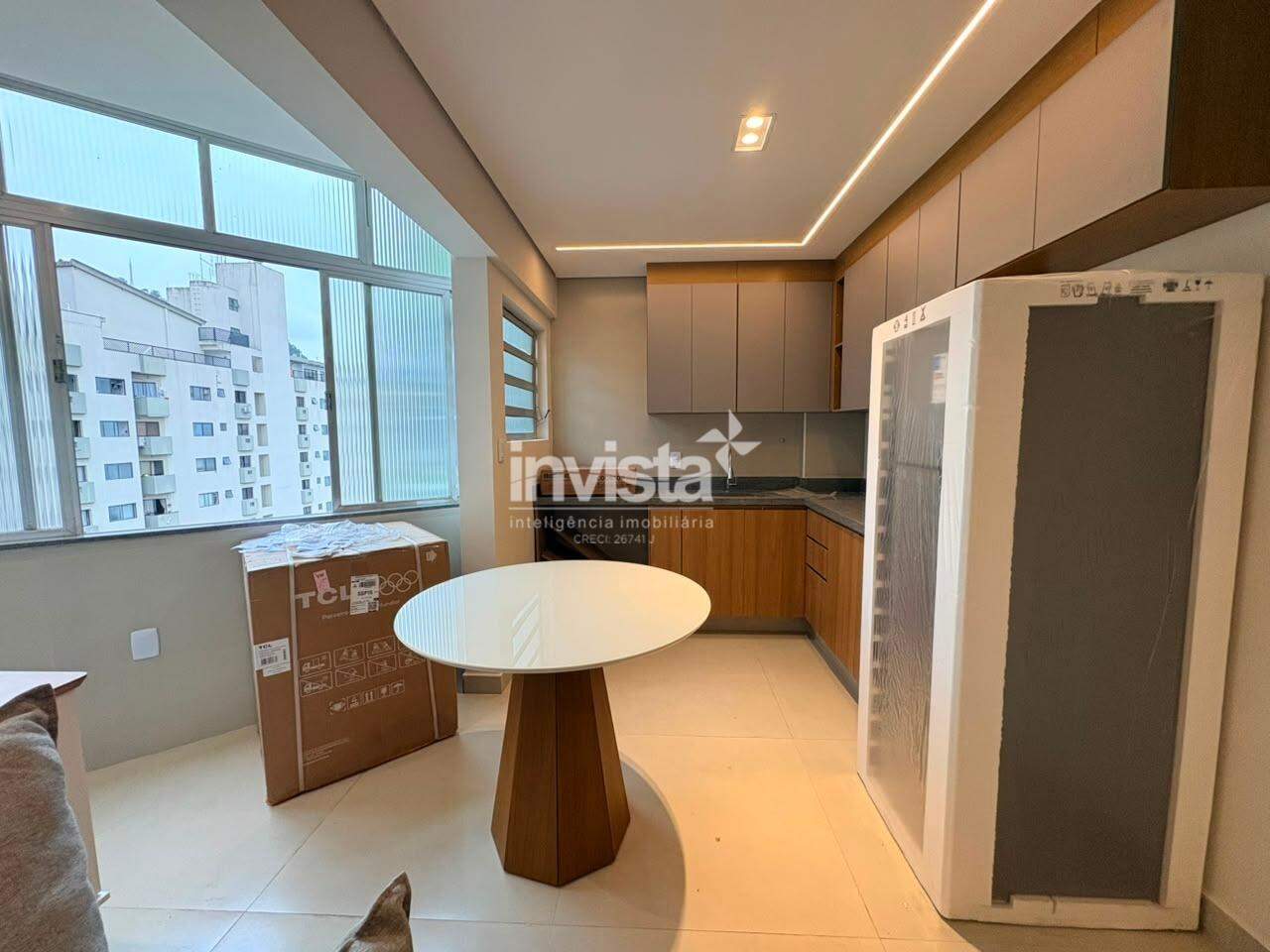 Apartamento para aluguel no bairro Jos&eacute; Menino - Santos