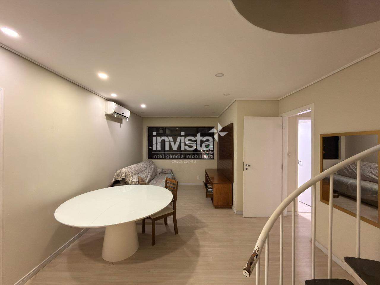 C&oacute;digo: 44243 R$ 6.500,00 Cobertura para alugar em Santos-SP no bairro Aparecida, com 2 dormit&oacute;rios e 140m&sup2; 140 m&sup2; 2 quartos 1 vaga - Santos