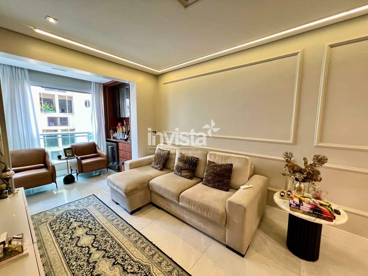 Porteira fechada no Boqueir&atilde;o | Apartamento decorado, mobiliado e com 1 su&iacute;te - Santos