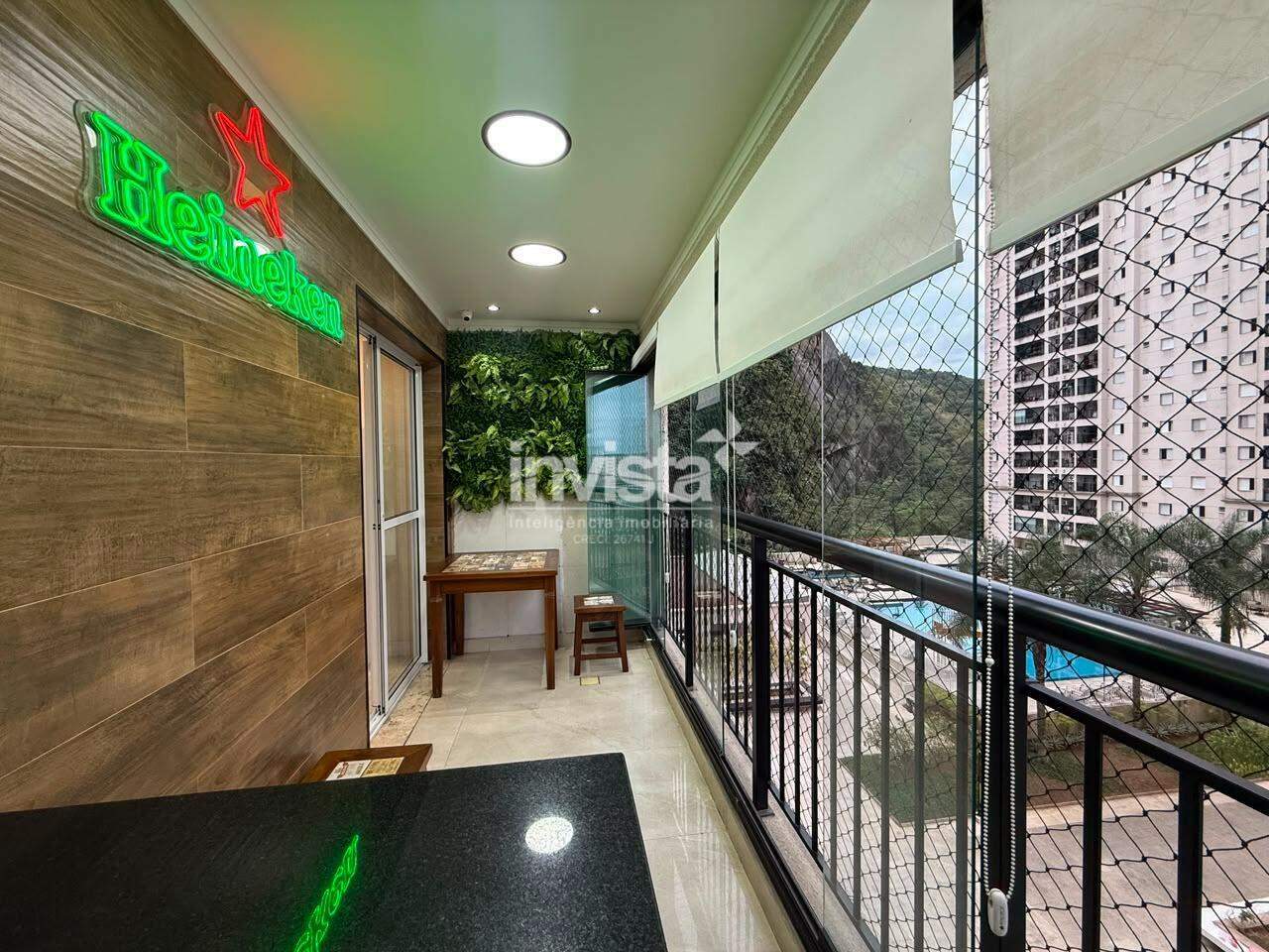 C&oacute;digo: 44277 R$ 7.500,00 Apartamento para alugar em Santos-SP no bairro Marap&eacute;, com 2 dormit&oacute;rios e 84m&sup2; 84 m&sup2; 2 quartos 1 vaga - Santos