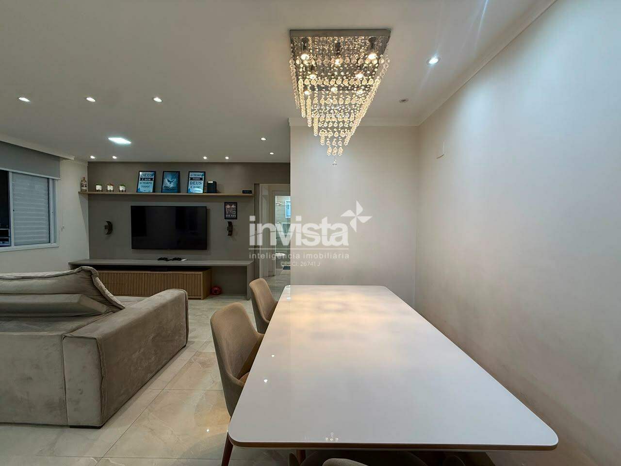 Apartamento para aluguel no bairro Marap&eacute; - Santos