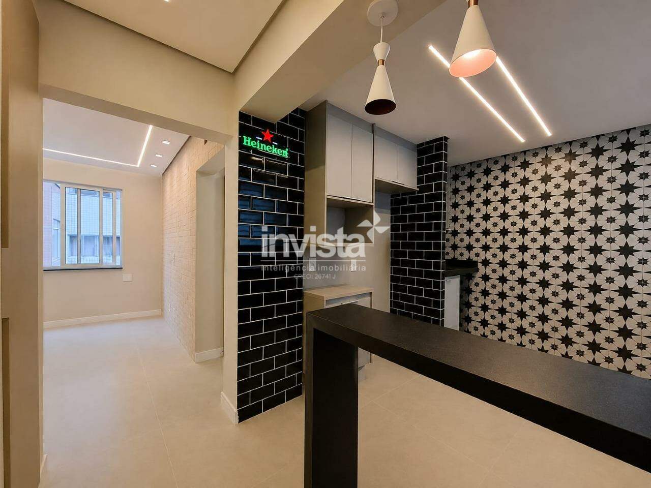 C&oacute;digo: 44279 R$ 450.000,00 Apartamento &agrave; venda em Santos-SP no bairro Gonzaga, com 1 dormit&oacute;rio e 44m&sup2; 44 m&sup2; 1 quarto 1 vaga - Santos