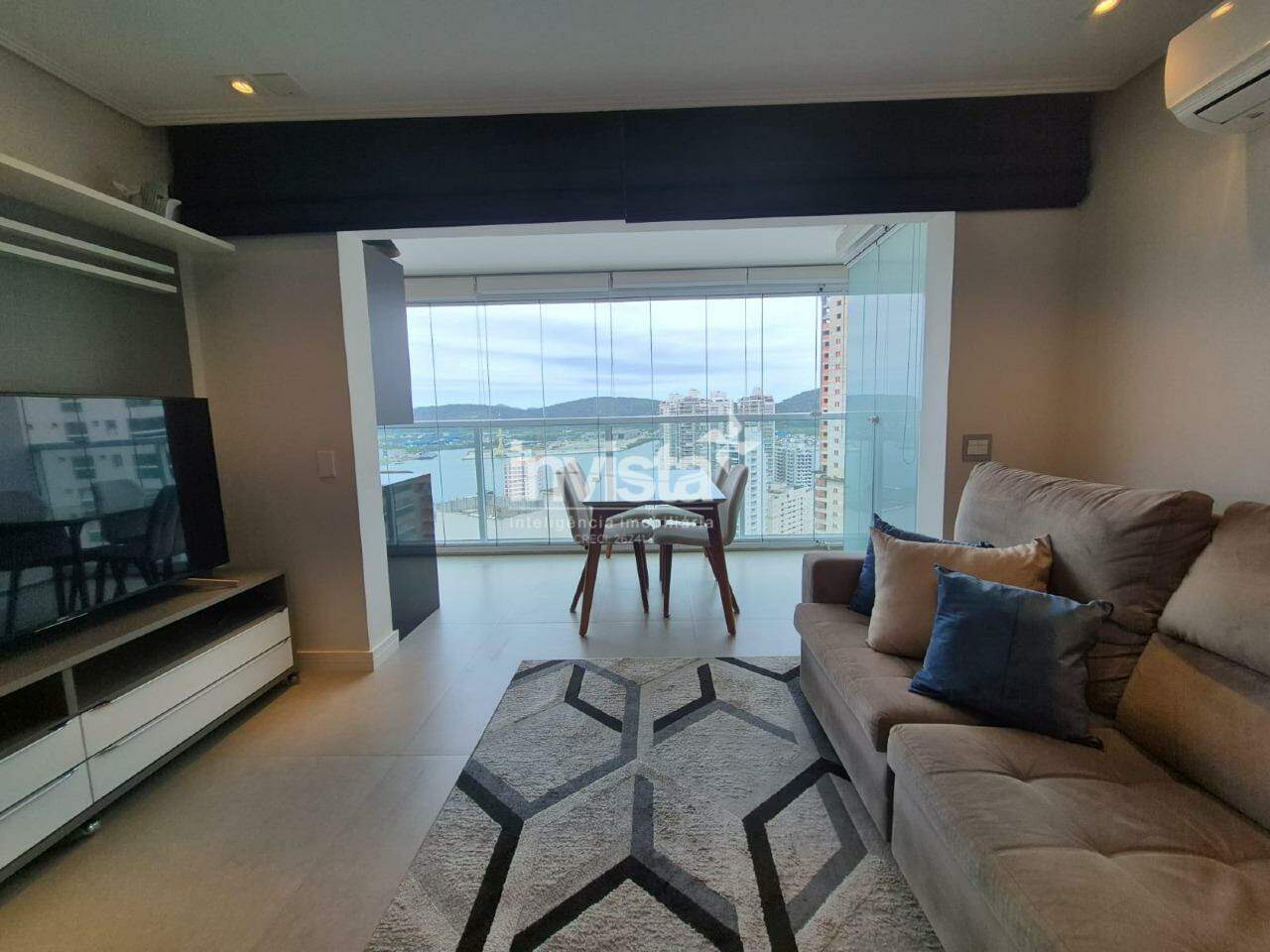 C&oacute;digo: 44292 R$ 5.800,00 Apartamento para alugar em Santos-SP no bairro Ponta da Praia, com 1 dormit&oacute;rio e 55m&sup2; 55 m&sup2; 1 quarto 1 vaga - Santos