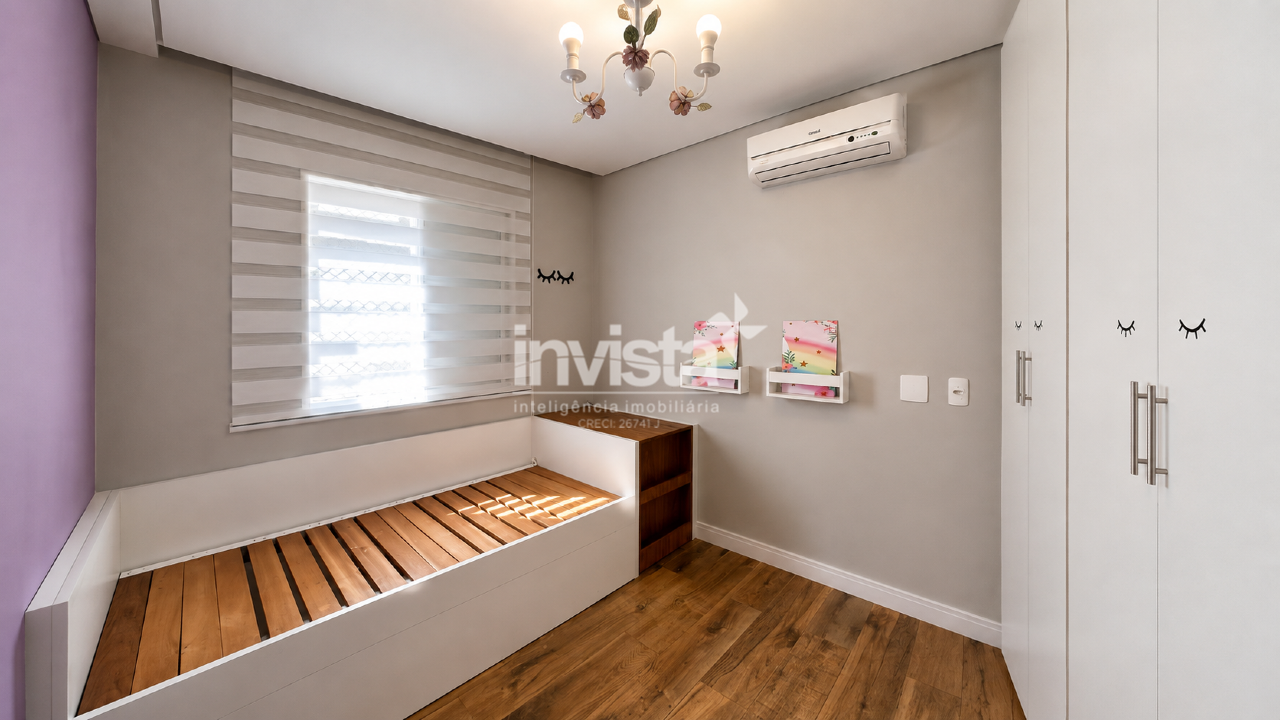 Apartamento para aluguel no bairro Marap&eacute; - Santos